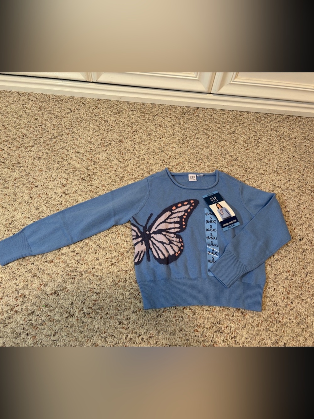 GAP Kids Light Blue Crewneck Top